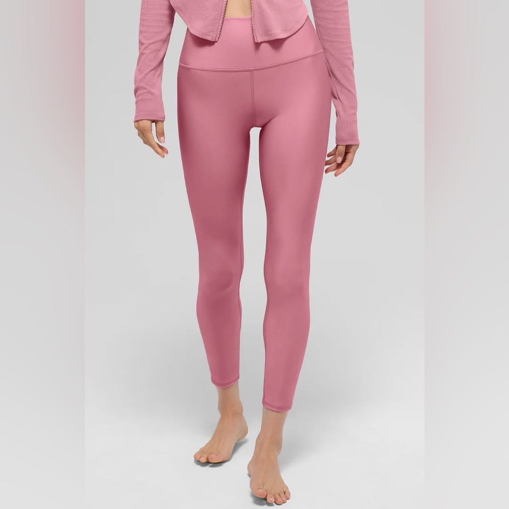 Alo 7/8 High-Waist Airlift Leggings NWT Pink Wild Rose Large